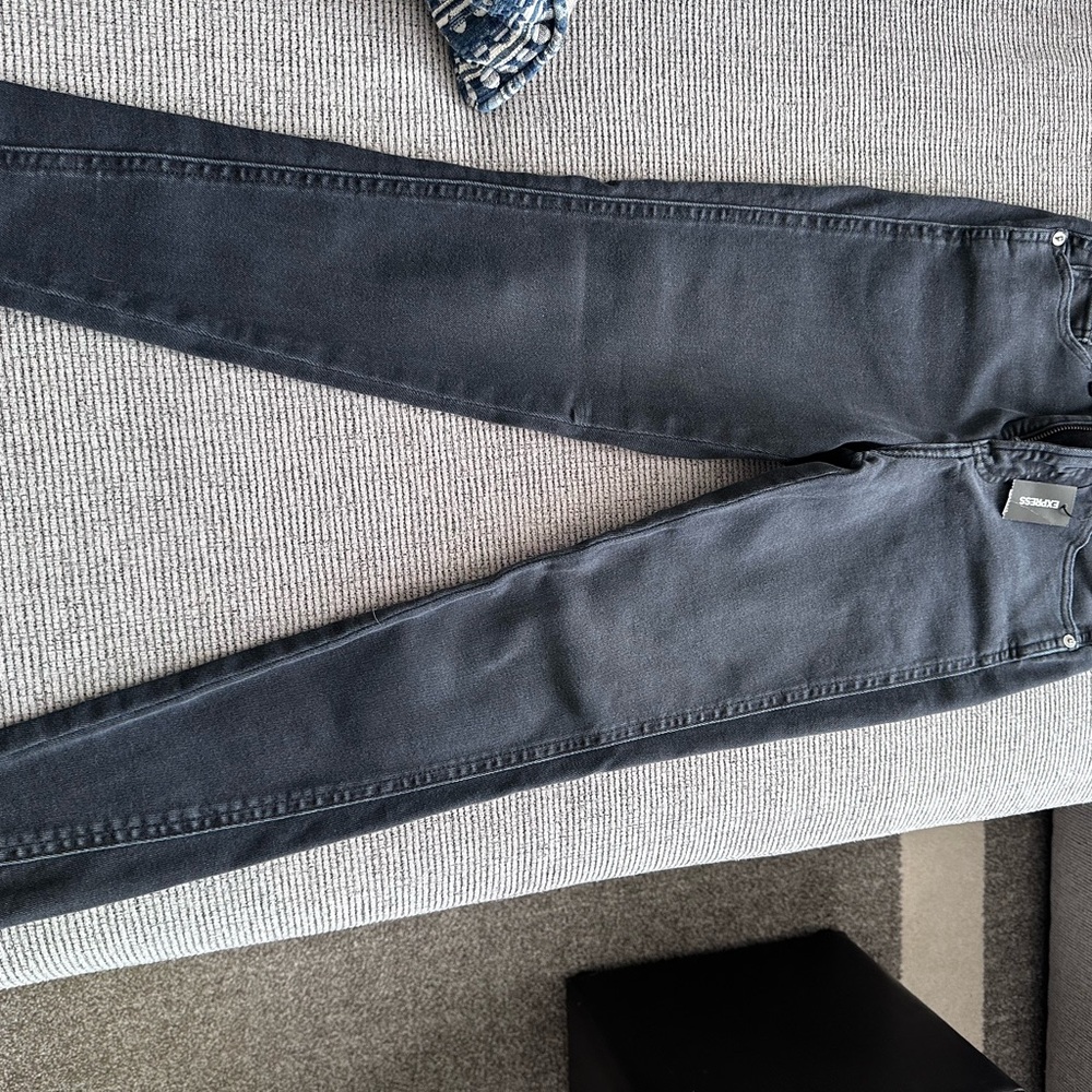 Express jeans black in high rise new with tag